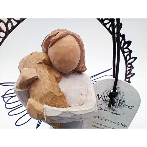 Angel of Friendship Willow Tree Demdaco 2010 Susan Lordi 5" Pet Lovers Comfort - Picture 4 of 14